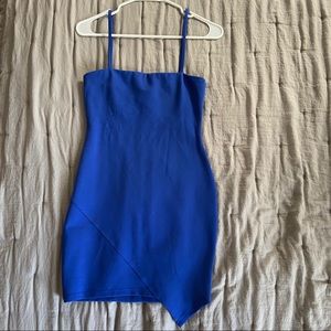Cute blue fitted dress!